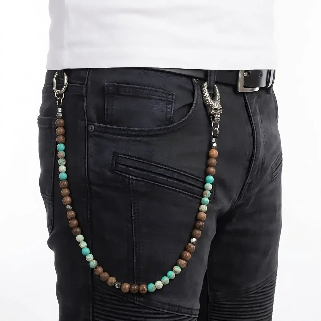 CARGO PANTS Agalmatolite Legno Wengé Teschio