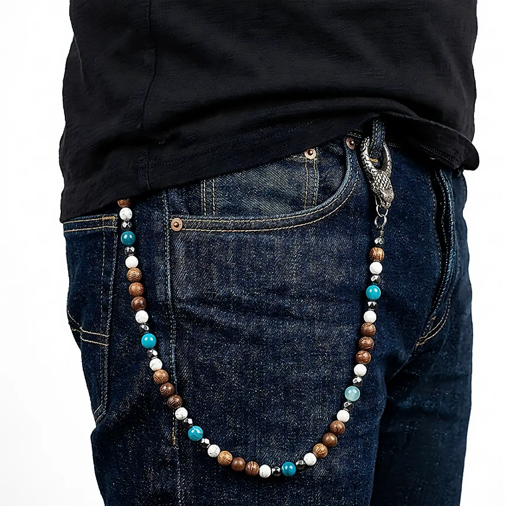 CARGO PANTS Howlite Agata Legno Wengé Cobra