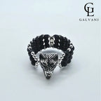 ANELLO LUPO Argento 925 Onice