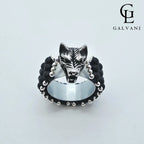 ANELLO LUPO Argento 925 Onice