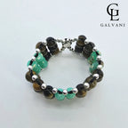 ANELLO ROUTE 66 Argento 925 Agalmatolite Occhio di tigre