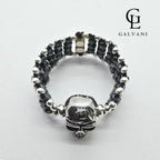 ANELLO TESCHIO Argento 925 Ematite
