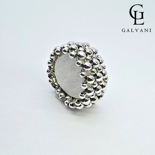 Anello Cassiopea in argento 925 artigianale Galvani Gioielli Riccione