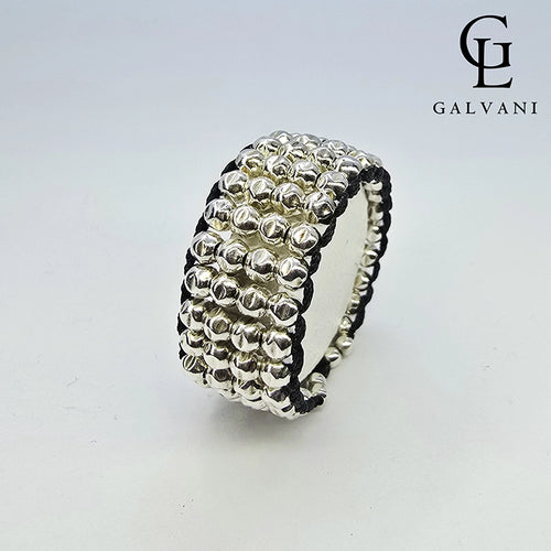 Anello Dune in argento 925 Galvani vista frontale