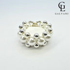 Anello con perla coltivata in argento 925 Galvani Gioielli