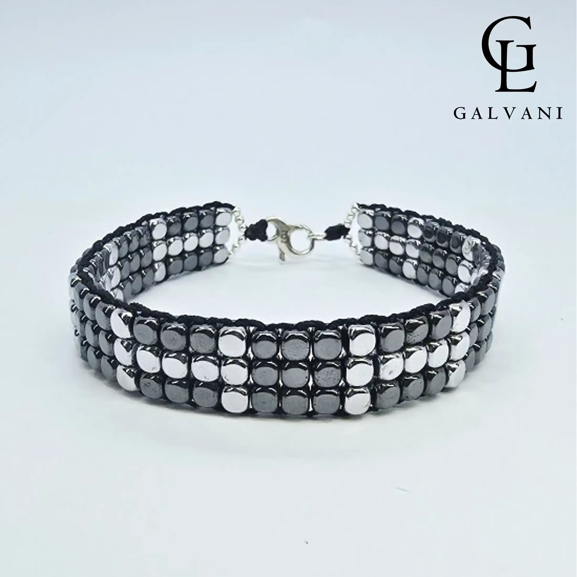 BRACCIALE LONE RIDER Argento 925 Ematite