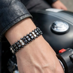 BRACCIALE MILWAUKEE Argento 925 Ematite