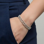 Bracciale donna Fiore in argento 925 Galvani Gioielli elegante e delicato