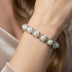 Bracciale donna con perla coltivata in argento 925 Galvani Gioielli