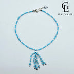 CAVIGLIERA CAPRI Argento 925 Howlite turchese