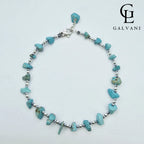 CAVIGLIERA RIVA Argento 925 Howlite turchese