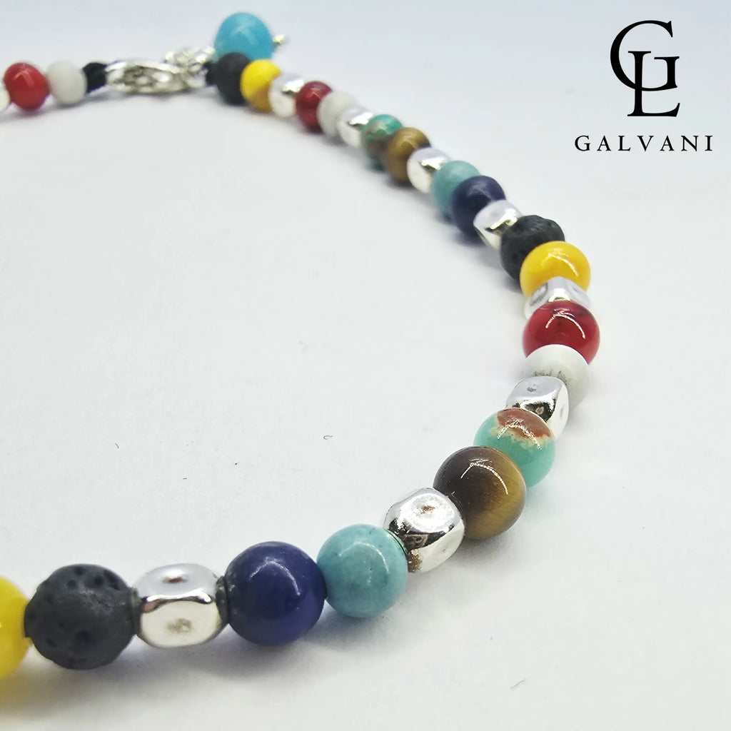 CAVIGLIERA IRIDE Argento 925 mix colori