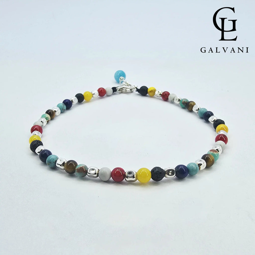 CAVIGLIERA IRIDE Argento 925 mix colori