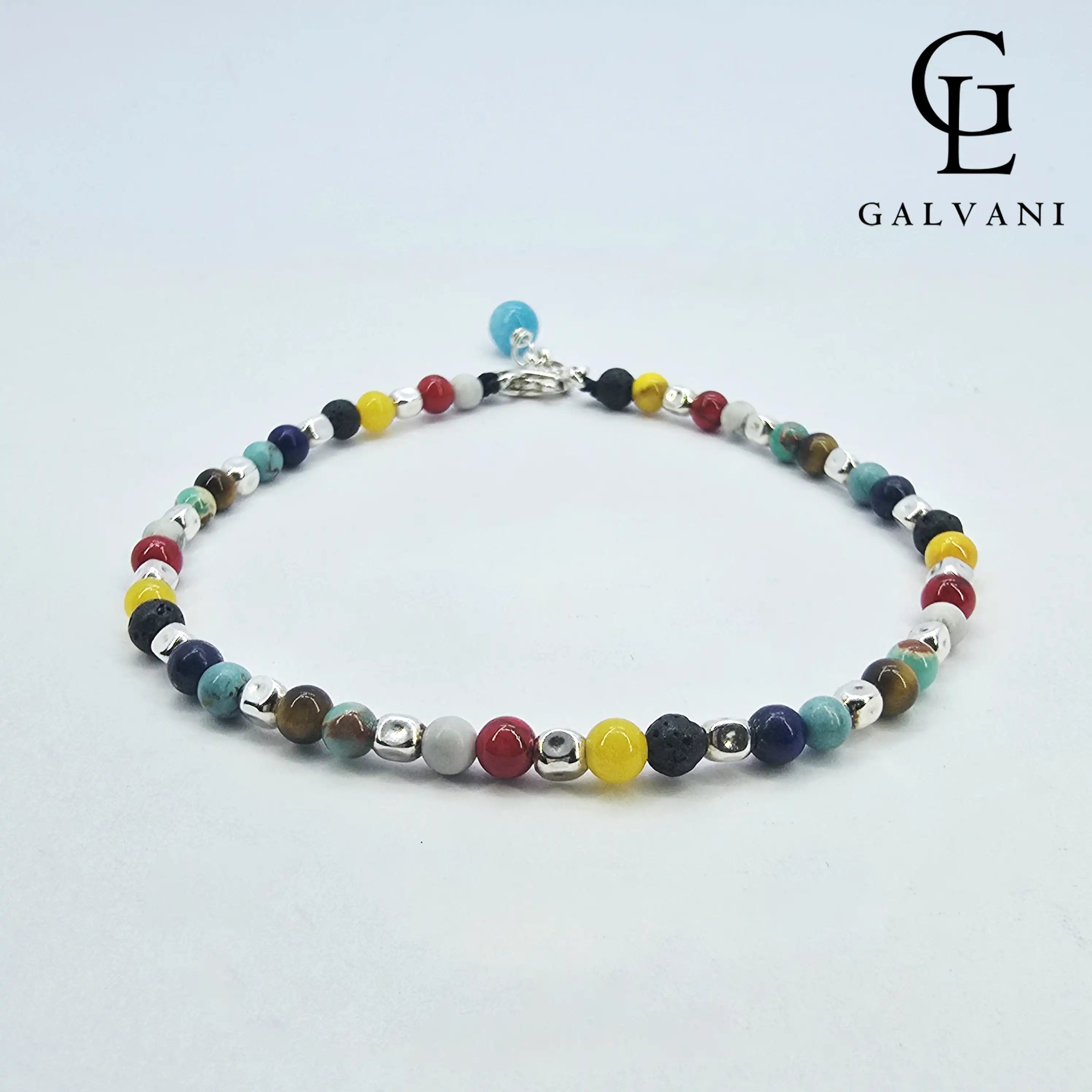 CAVIGLIERA IRIDE Argento 925 mix colori