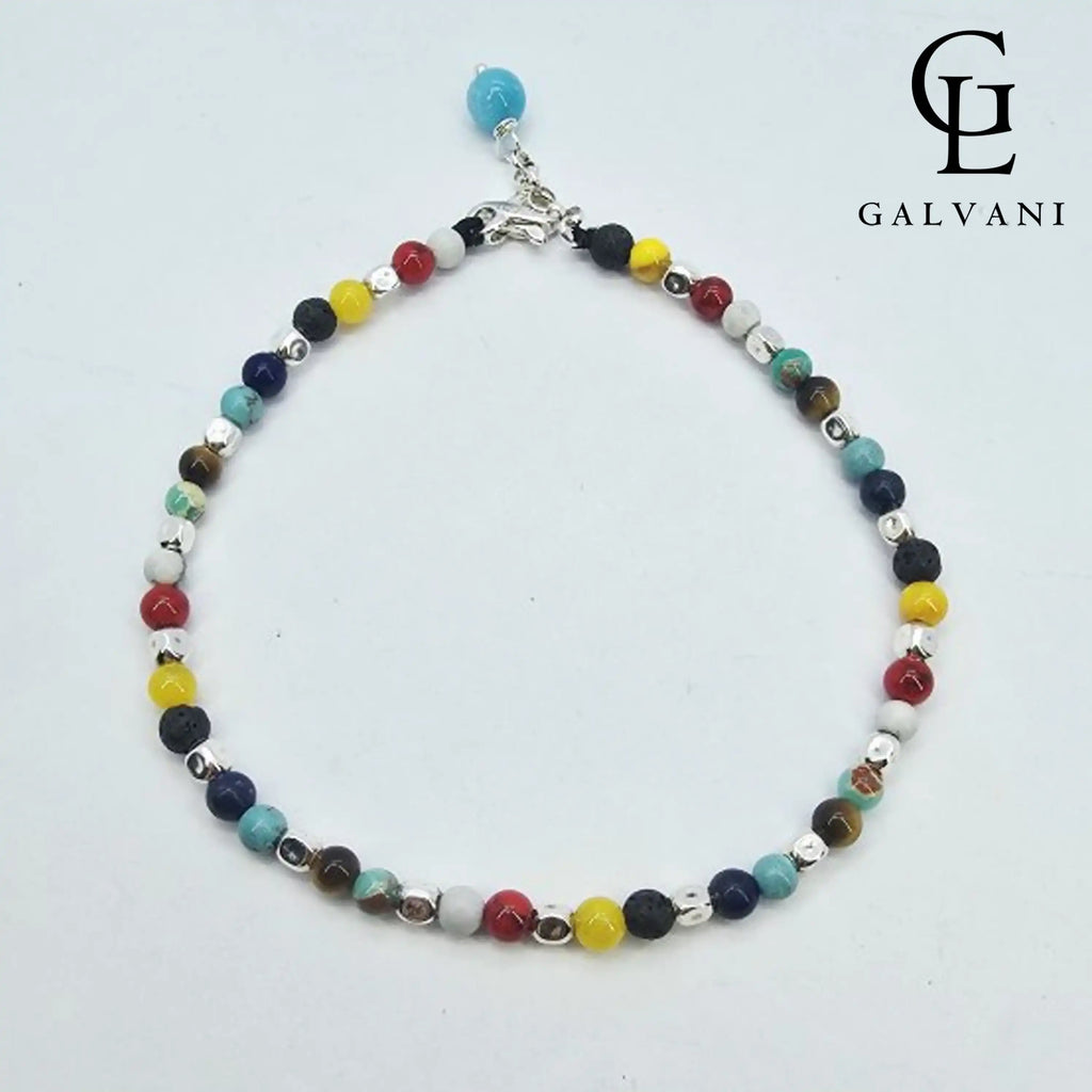 CAVIGLIERA IRIDE Argento 925 mix colori