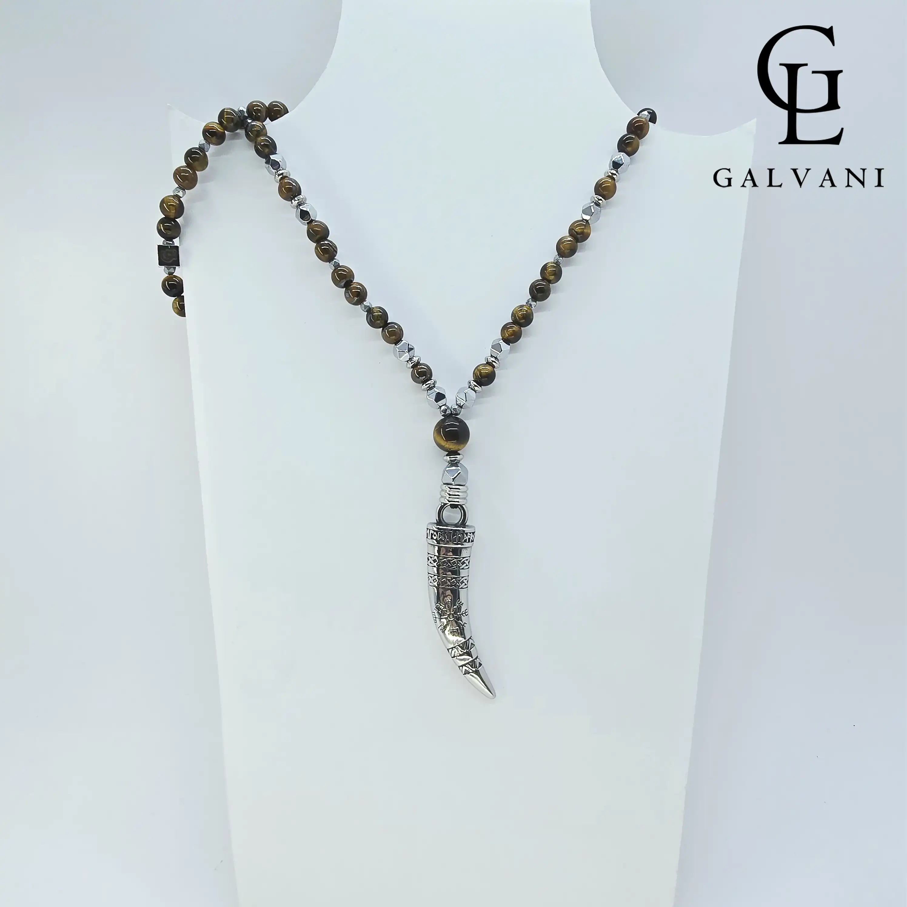 COLLANA TIGER'S LUCK Occhio di tigre Ematite